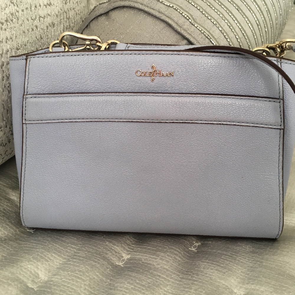 Powder blue Cole Haan crossbody bag